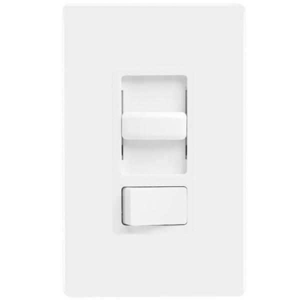Wall Mount Triac Dimmer Switch LED Paddle Rocker 120V Lighting Controller Unit