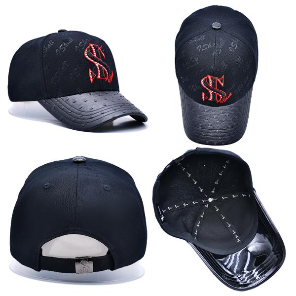 Adjustable Strap And Structured Design 6 Panel Baseball Cap For Personalization