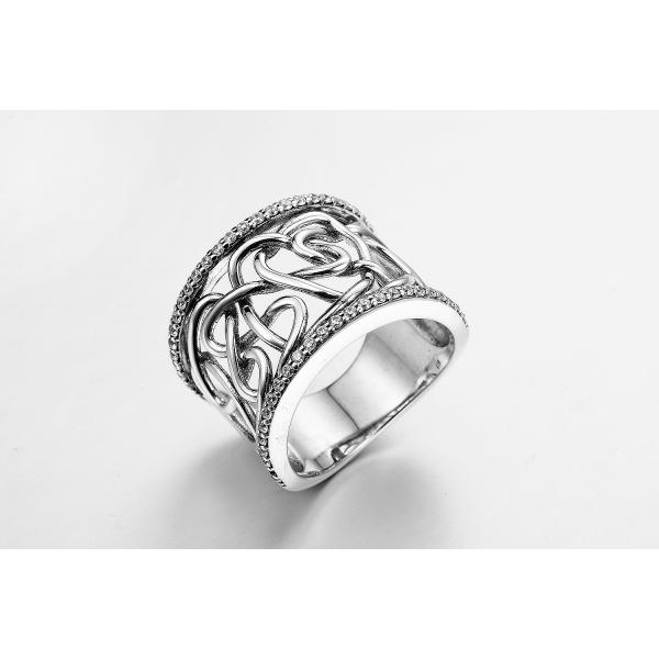 5,81 грамма годовщины свадьбы серебра звенят кольцо Zirconia ODM овальное кубическое