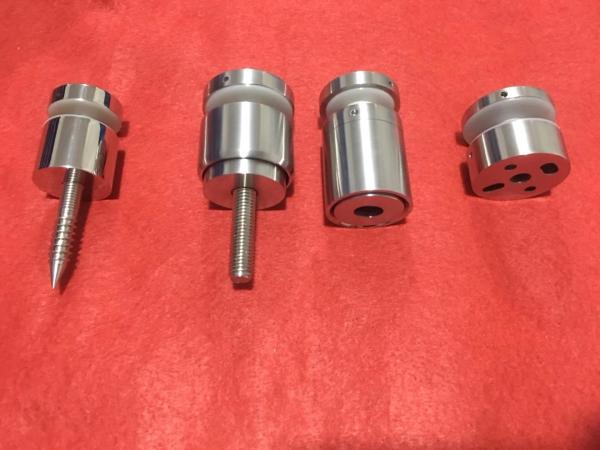 Grampos SS304 de vidro de aço inoxidável geados de 10.76mm 40x50mm
