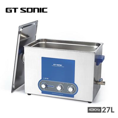 Põe a máquina ultrassônica 27L 40kHz GT SONIC da limpeza da vibração do líquido de limpeza do laboratório ajustável