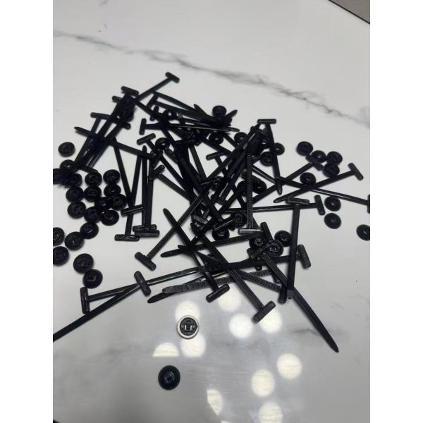 Nylon Car Cable Ties Self Locking Plastic Cable Fastener Universal With Hook Loop