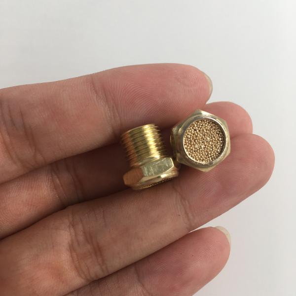 Ядровое элиминатор желтый цвет латуни звукоглушителя БСЛМ01 отрезок экипаж Р1/8» пневматический