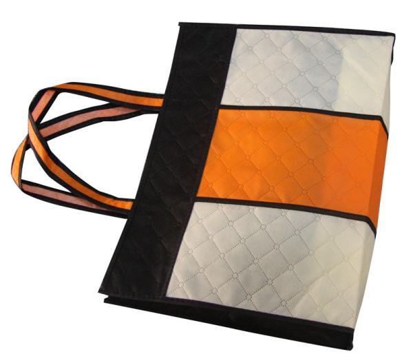 Square Reusable Carrier Bags / Reusable Grocery Bag For Advertising