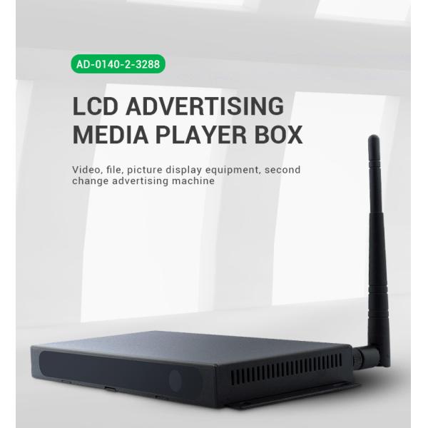 Сеть Lan Wifi коробки игрока Signage цифров металла коробки RK3288 медиа-проигрывателя андроида 9,0 HD