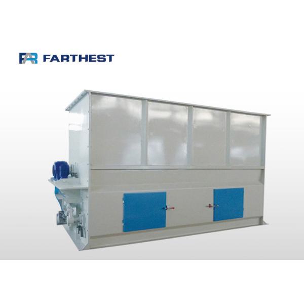 5.5kw Double Screw Electric Motorized Paddle Mixer Machine For Cattle Feed
