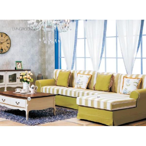 Modern Living Room Furniture / Ash Veneer Coffee Table Eco - Friendly Material