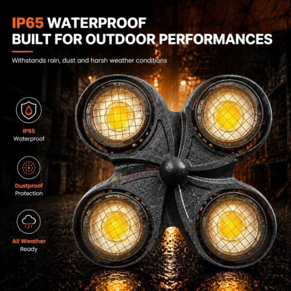 IP65 Waterproof 4x100W COB LED Blinder Light Outdoor Event Lighting