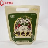 Nouveau design personnalisé sac d'emballage en plastique Mylar Stand Up Pouch en forme de diamant