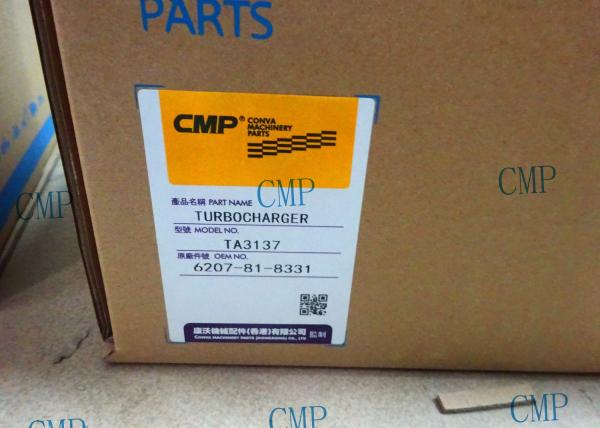 Pc200-6 6d95 Diesel Engine Turbocharger , Turbo Diesel Parts