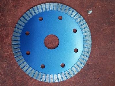 6 Inch 9 Inch Diamond Turbo Blade For Granite 125mm Hot Pressed Silver Blue