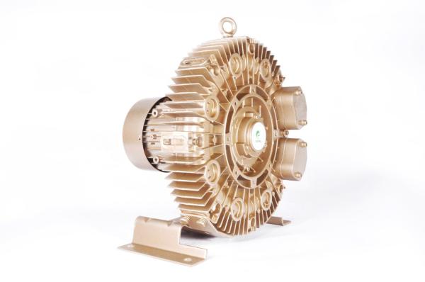 Side Channel Aquaculture Air Blower High Pressure 1.5kw Single Stage 3 Phase