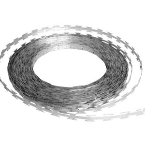 Pvc покрыл границу провода бритвы 0.45mm стальную ограждая зажимы Q195 катушки Bto-22 3 шпалеры