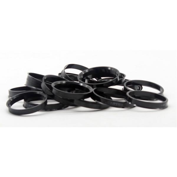 Black Wheel Spigot Plastic Hub Rings 10 Mm Thick For BMW / AUDI / BENZ