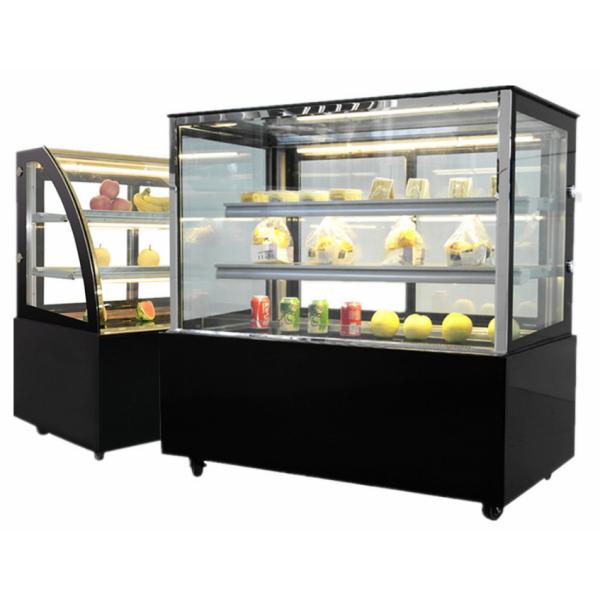 Замораживатель дисплея торта донута раздвижной двери R404 110v