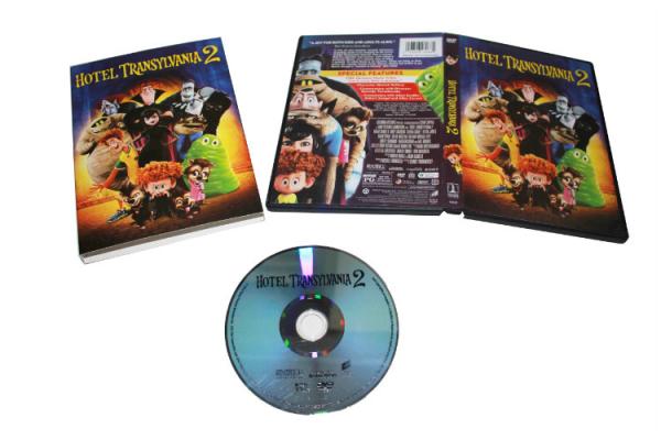 Free DHL Shipping@Disney Cartoon DVD Moveis Hotel Transylvania 2 Wholesale!!
