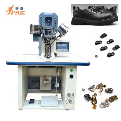 Automatic Eyelet Machine Button Pressing Equipment for mountaineering shoe