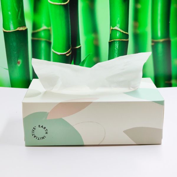 Facial Tissue Wholesale 100% Virgin Bamboo Pulp Custom Paper Tissue 2/3/4 Ply Strong Water Absorption OEM Available for Home Use