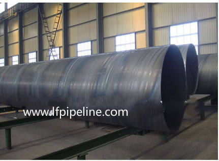 black spiral welded mild steel pipe