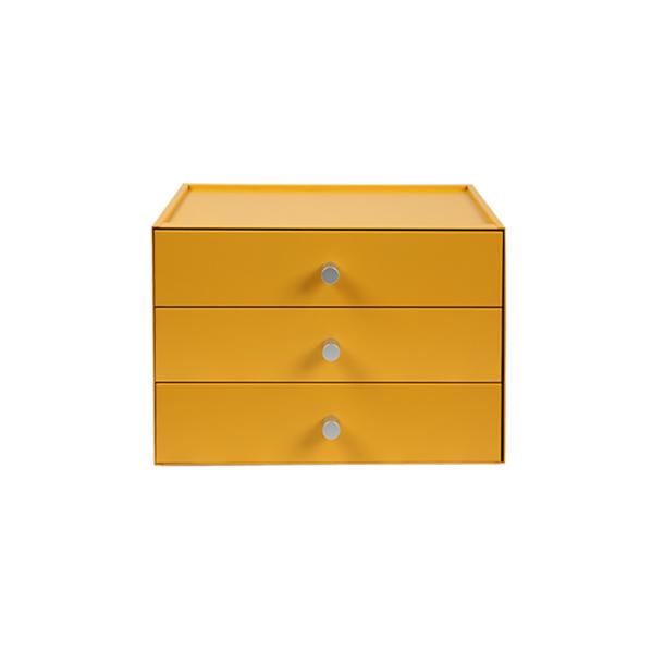 Sundry Storage Cardboard Drawer Box Metal Makeup Organizer Steel