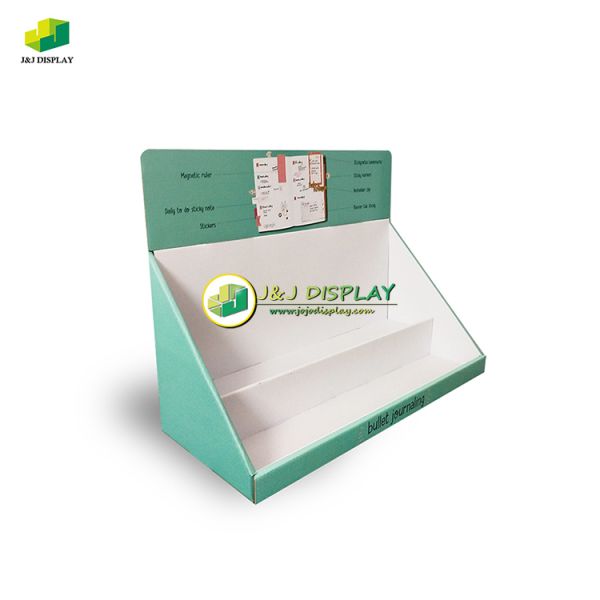 DIY Desk Countertop Cardboard Display Box Pop Foldable PDQ For Note Books