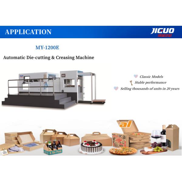 Platen Paper Packaging Corrugated Carton Automatic Die Cutting And Creasing Machine