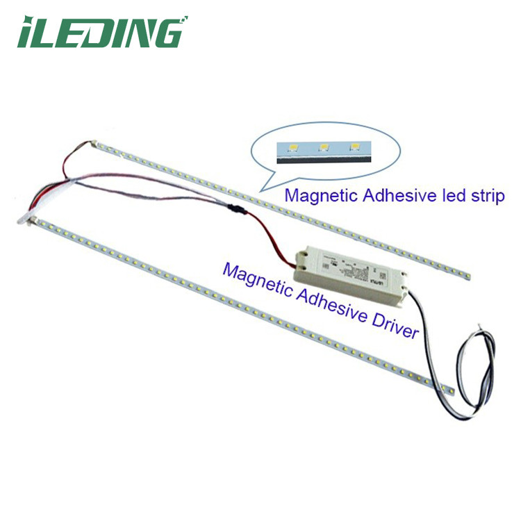 140° Beam Angle Aluminum Magnetic LED Linear Retrofit Kit for T8 Tube Transformation