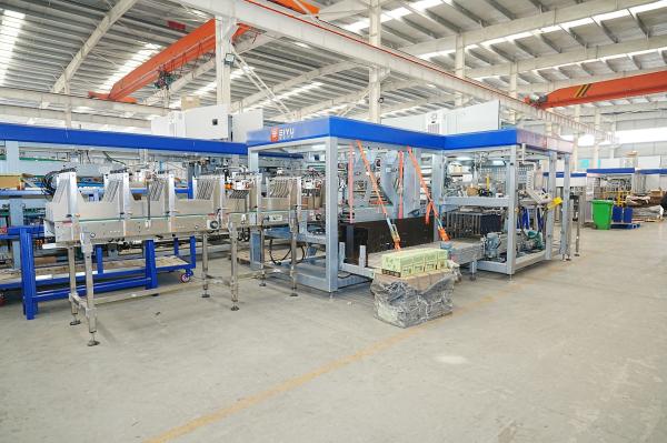 Customized 30 Packs Per Minute Side Feeding Wide Edge Cardboard Wraparound Case Packer For Tea Beverage Production Line