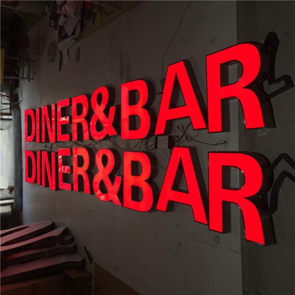 High Recyclable Attractive Luminous Acrylic Words For Wall Easy To Maintain