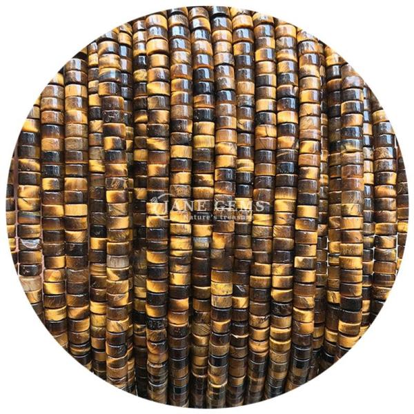 Pedras preciosas naturais contas de fio solto Cura cristal olho de tigre Quartz claro Pedras de contas para pulseiras colar joalharia Ma
