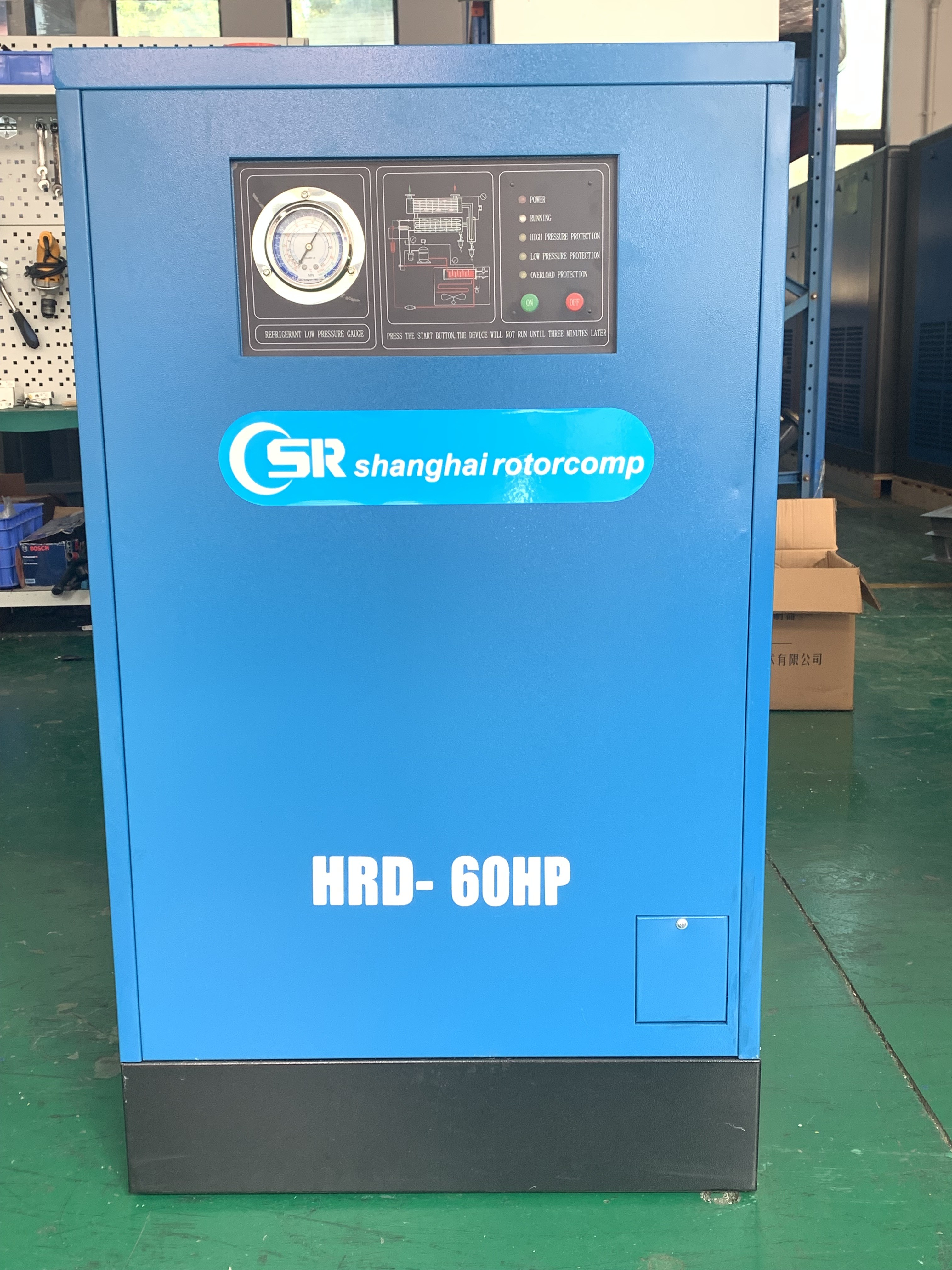 Полностью автоматический HDR-60HP высокотемпературный воздухоохлаждающий экологически чистый охлажденный воздухосушитель