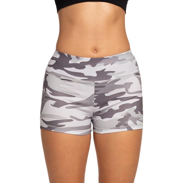 Women High Waist Yoga Pants Tummy Control Shorts Slim Short Pants