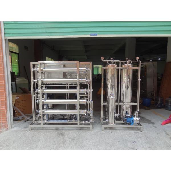 500LPH Double Stage RO System Water Treatment Plant For Pharmaceutical Hospital Dialysis