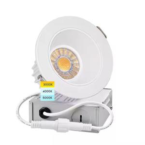 4 Inch 12W 3CCT Selectable LED Recessed Downlights Anti Glare IP44 For Hotel