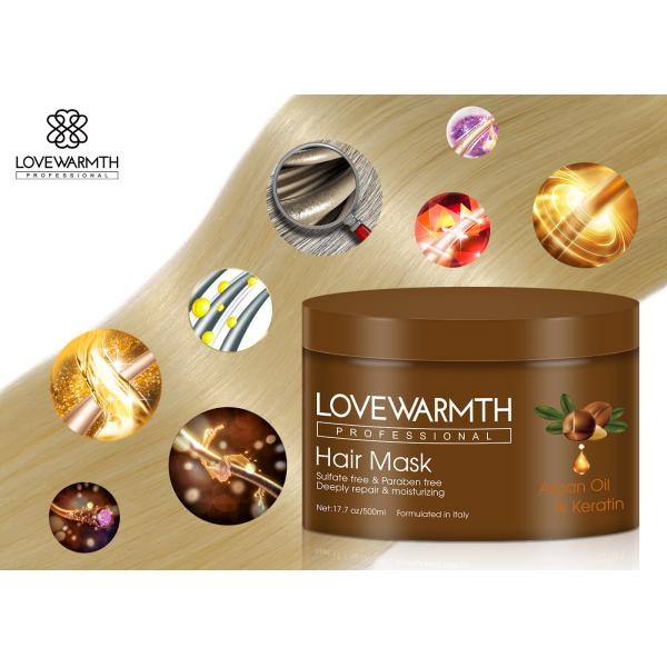 Unisex Argan Oil Hair Mask Deeply Nourishing Conditioning Treatment Repair Damaged Hair Tip