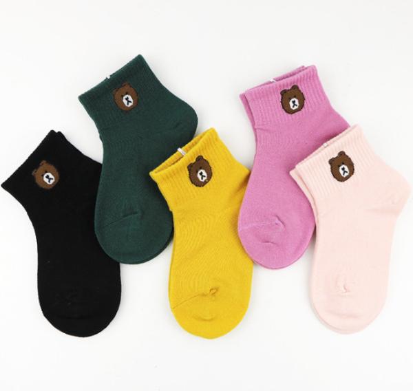 Sweat Absorbent Kids Colorful Socks Keep Warm With Cotton / Nylon / Spandex Material
