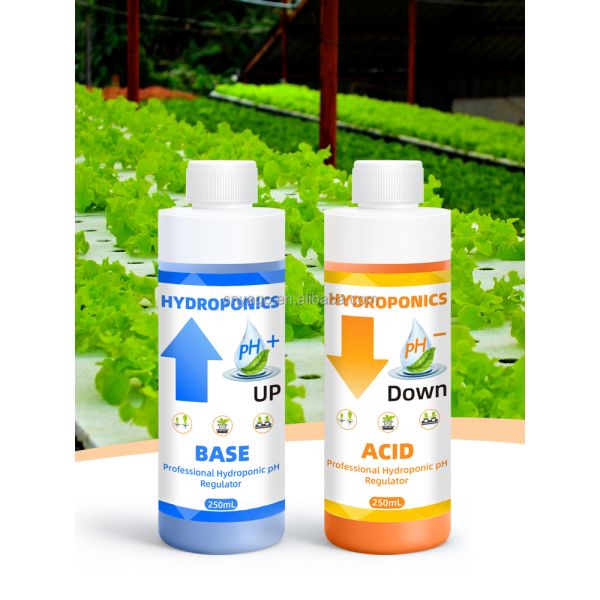 Hydroponic pH Adjustment Kit with 250mL Capacity for Optimal Plant Nutrient Absorption and Stable Formula