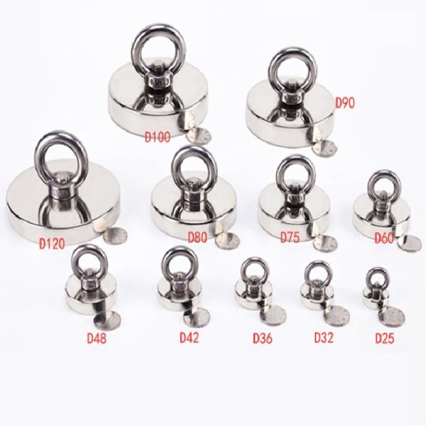 Super Strong Pot Fishing Magnet 1000LBS Fishing Neodymium Magnet Set for Pulling Force Kit