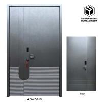 2050 X 960 Luxury Front Aluminum Swing Door Main Exterior Aluminium Slide And Swing   Door