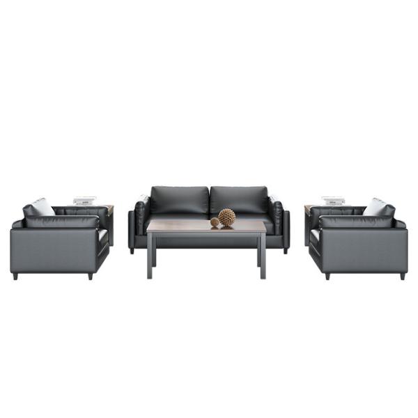 Stainless Steel Legs Modern Commercial Sofa