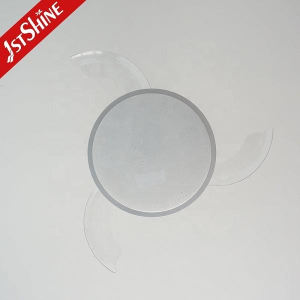Ventilador de teto LED decorativo estrelado com lâminas ocultas retráteis e ar condicionado