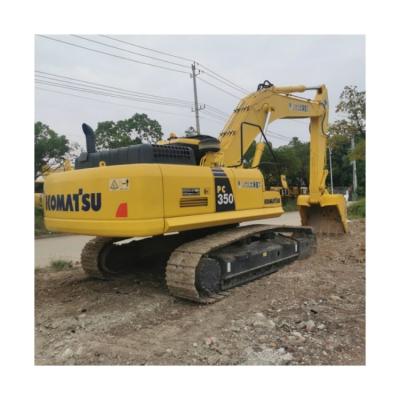 Transport Height of 3.2m and Width of 3.1m Japan Used Komatsu PC350-7 Crawler Excavator