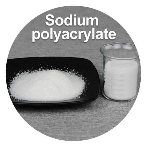 Polyacrylate de sodium SAP polymère super absorbant 99,9% de pureté