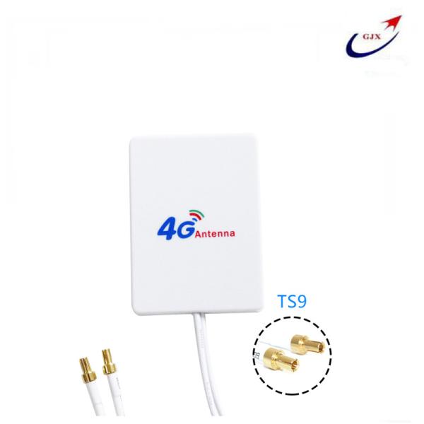 Low Price 3G 4G ABS panel antenna 12dbi 2X TS9 mimo antenna For 4G HUAWEI ZTE USB modem