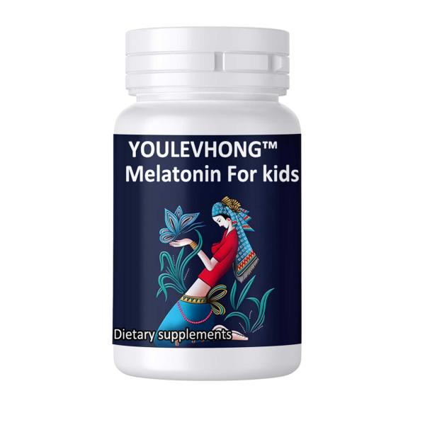 1 goma por día dosis suplemento de melatonina libre de gluten para niños Dormir más rápido 100% natural seguro y eficaz