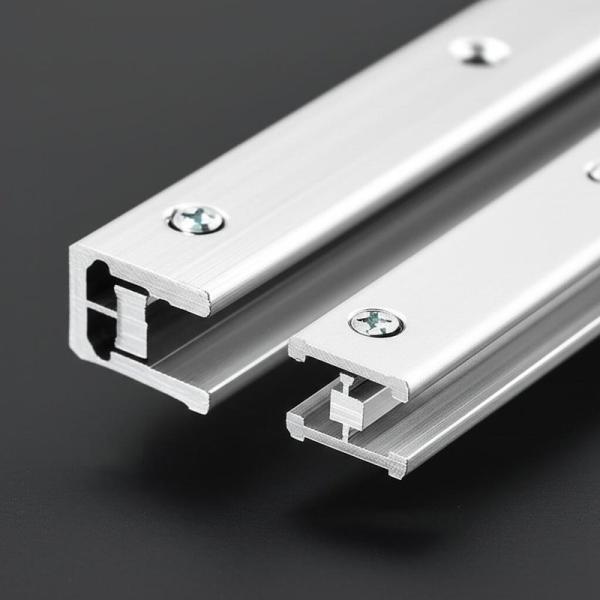 1.2 mm Sistema de vía deslizante de perfil bajo para puertas que ahorran espacio