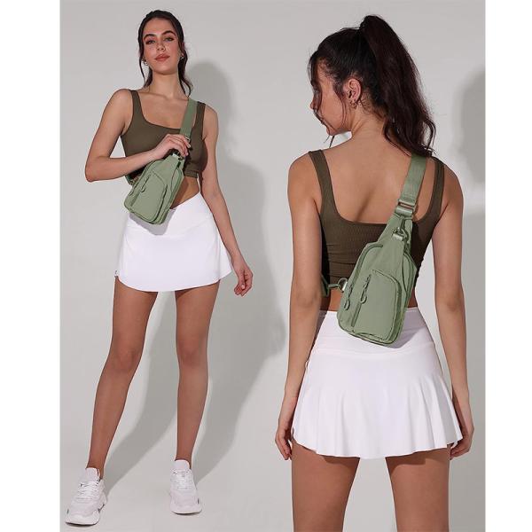 Small Mini Travel Sports Waterproof Nylon Shoulder Crossbody Sling Bag For Men Pillow