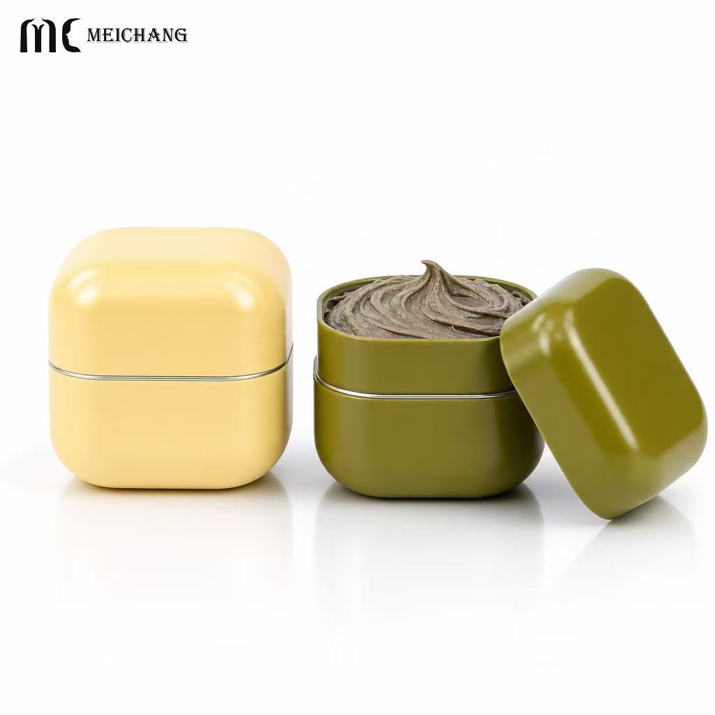 5–10g Mini Square Aluminum Tin with Rounded Corners for portable balm, solid perfume, hair wax and other small-format product packaging (MC-811）