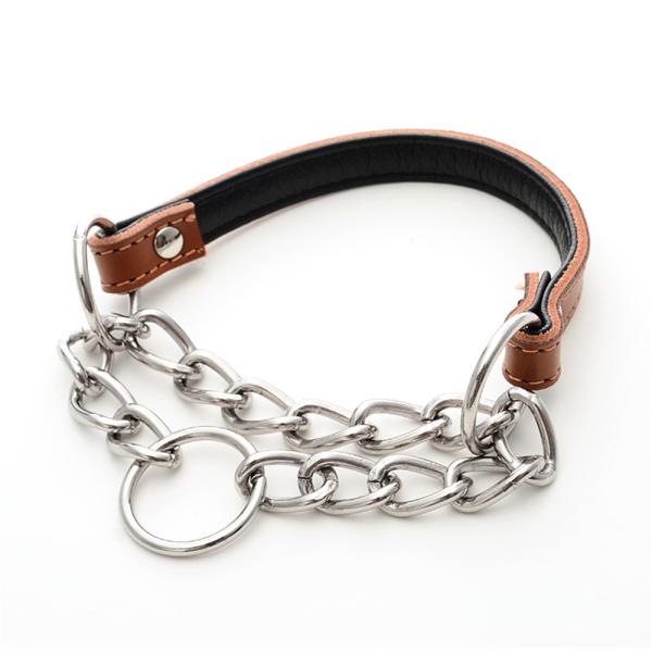 Personalized Popular Small Big Dogs Leather Collar Chain Necklace Dog Collar