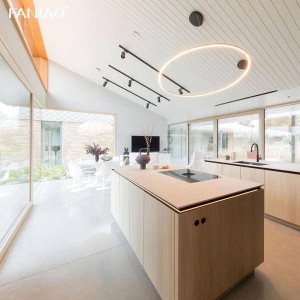 Кухонные шкафы для продажи Современные меламинные кухонные шкафы набора модульные стеновые кухонные шкафы с островом